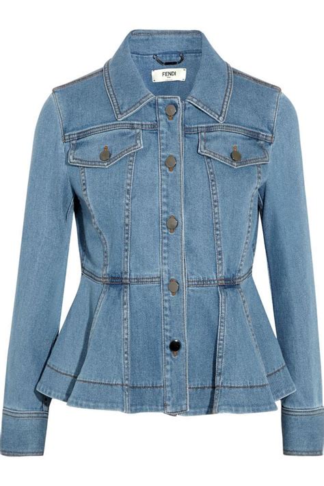 fendi jacket women's|fendi denim jacket.